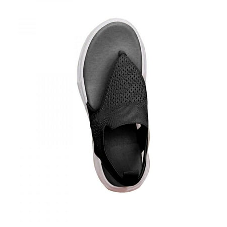 

Homedles Sandals for Women- Summer Gift for women Casual Flat Comfortable Open Toe Platform Sandals Black