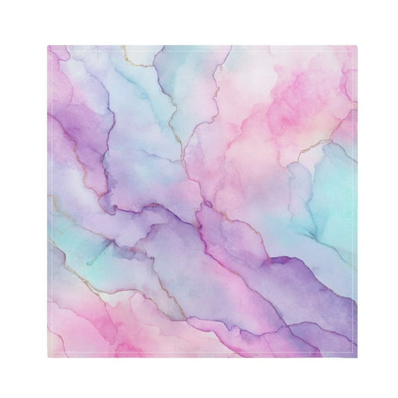 1 Pack 20'' x20" Satin Table Napkins Dinner Napkins for wedding Party Decoration events Pastel Pink Marble Texture