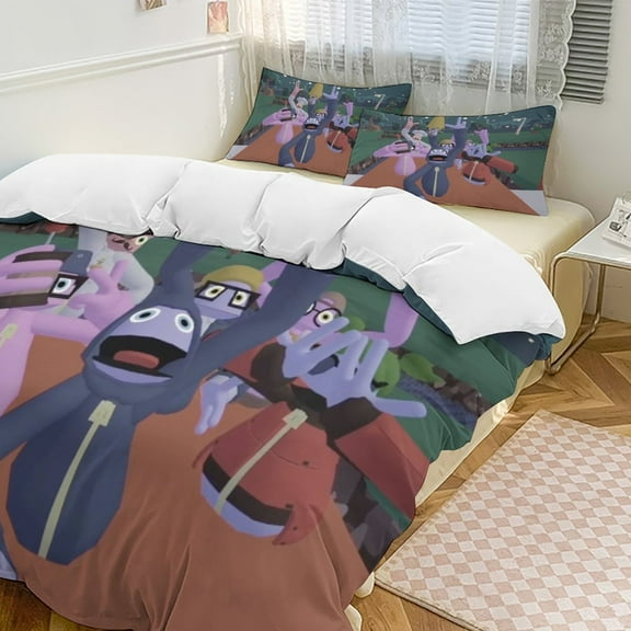 Yeeps Hide And Seek 3-Piece Bedding Set Duvet Cover Pillow Shams Soft Pillowcases Quilts Covers