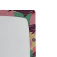 thumbnail image 3 of Ambesonne Aquatic Fitted Sheet, Dolphin Underwater, Queen Size, Jade Green Dried Rose, 3 of 3