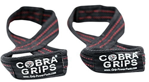 Deadlift Straps Figure 8 Lifting Strap for Power Lifters Weightlifters  Workout Lifting Straps - 3 Sizes Small