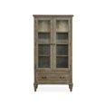 thumbnail image 5 of Magnussen Home Lancaster Dovetail Grey Door Bookcase, 5 of 5