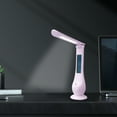 thumbnail image 5 of TIMIFIS Desk Lamp New LED Electronic Clock Desk Lamp, Foldable Rechargeable Reading Lamp, 3 Grades of Brightness Adjustment, Desk Lamp with Temperature Display Lighting & Ceiling, 5 of 5
