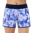 thumbnail image 2 of SURF CUZ Women's Swim Board Shorts Tummy Control Swimsuit Bottoms Beach Shorts with Liner and Pockets, 2 of 8