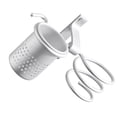 thumbnail image 2 of Soporte para secador de pelo Advancent estructura de aluminio dorado mate, 2 of 6