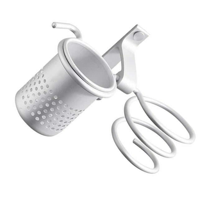 Advancent El soporte fácil del secador de pelo de la instalación con la taza cuidadosamente clasificado organiza los elementos esenciales del Accesorios de baño mate
