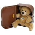 thumbnail image 2 of Steiff Fynn Teddy Bear In Suitcase, 11", beige, 2 of 4