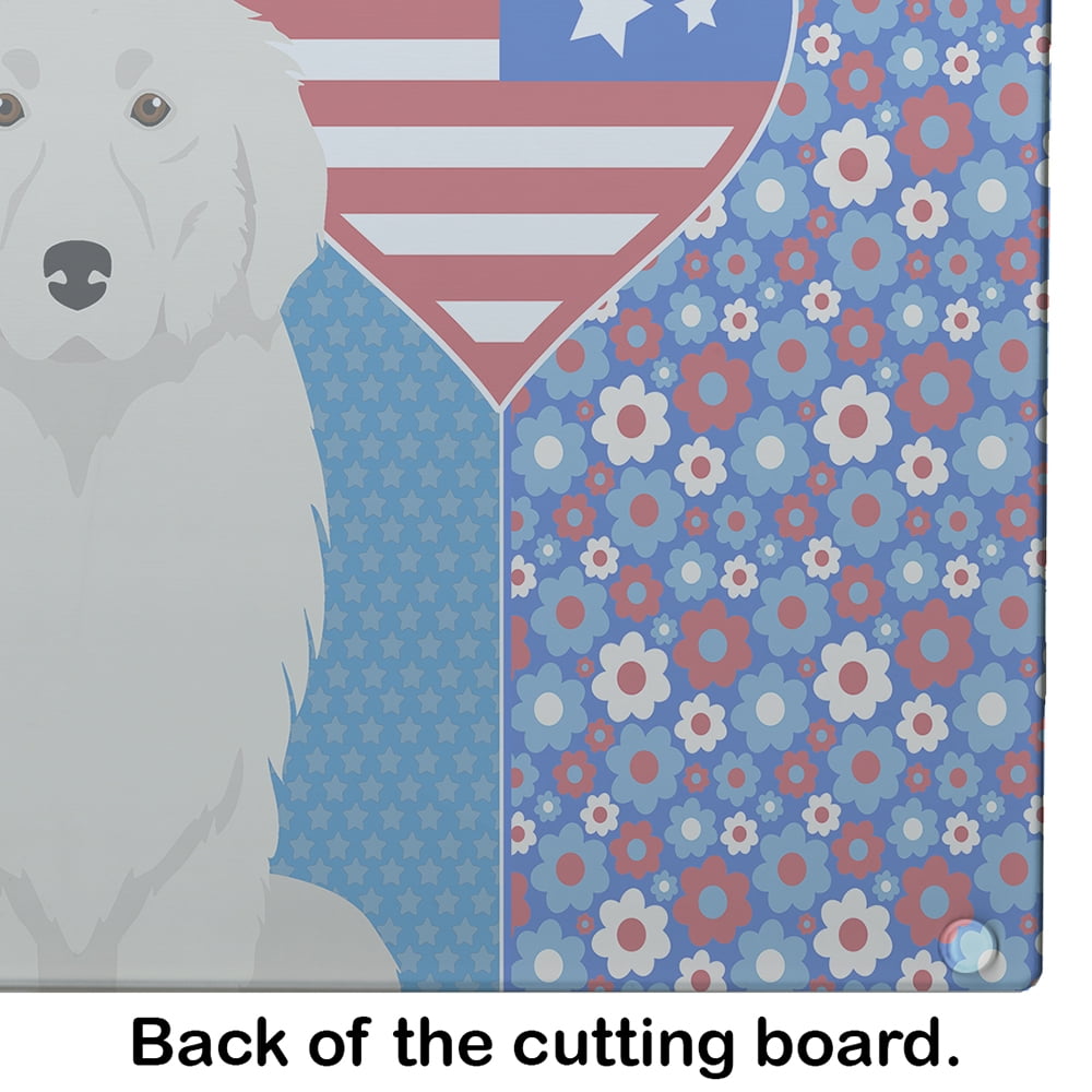 Great Pyrenees Glass Cutting Board Large 12 in x 15 in