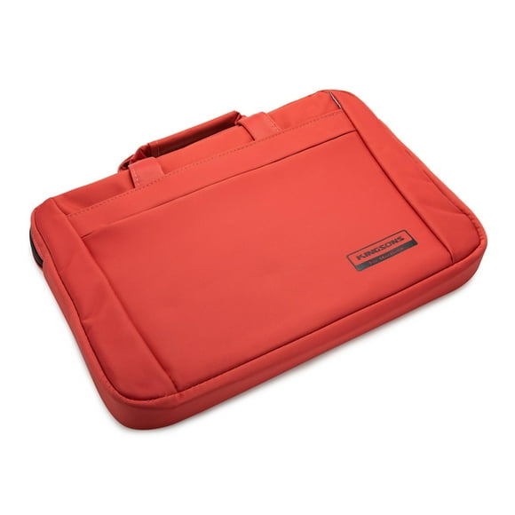 Bolsa de hombro para portátil Kingsons de 13,3 pulgadas, roja, resistente al agua