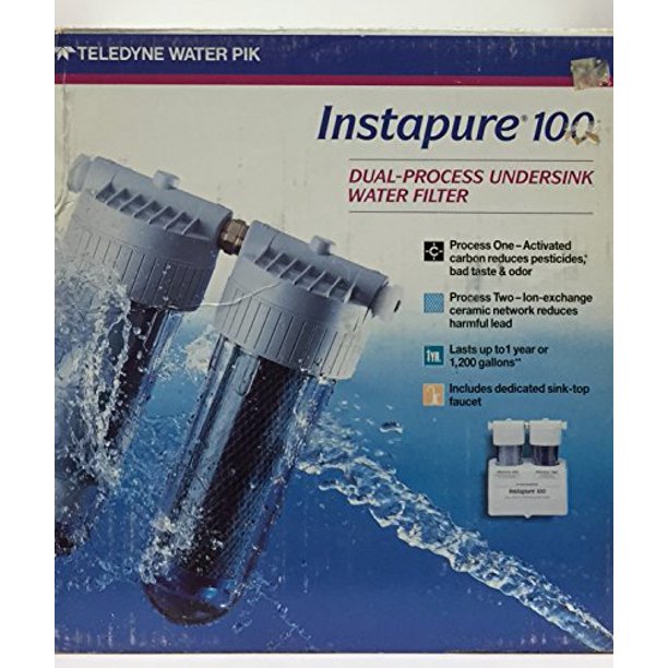 TELEDYNE WATER PIK INSTAPURE 100 DUALPROCESS UNDERSINK WATER FILTER