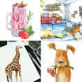 thumbnail image 4 of 20 + 1 Colors Water Brush Pens Set Watercolor Drawing Calligraphy Hand Lettering, 4 of 7