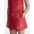 thumbnail image 3 of Weekend Academy Girls Embroidered Cotton Shorts, Sizes 4-18, 3 of 4