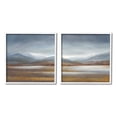 thumbnail image 4 of Stupell Industries Cloudy Weather Sky Rural Pasture Grasslands Painting Painting White Framed Art Print Wall Art, Set of 2, Design by Lyn Timmington, 4 of 5