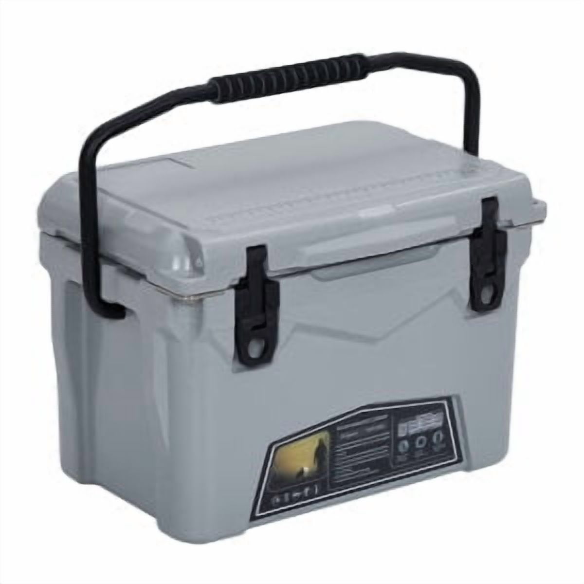 20 Quart Hard Camping Cooler, Adventure Outdoor Cooler Portable Insulated Ice Chest Cooler Box with Heavy Duty Handle, 5-Day Ice Retention, Great Camping Cooler with Easy Carry Top Handle Cooling Ice