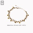 thumbnail image 5 of NOVICA Artisan Handmade Cultured Freshwater Pearl Choker Necklace | Stainless Steel | Silk | White | Thailand | 'Cinnamon Glow', 5 of 8