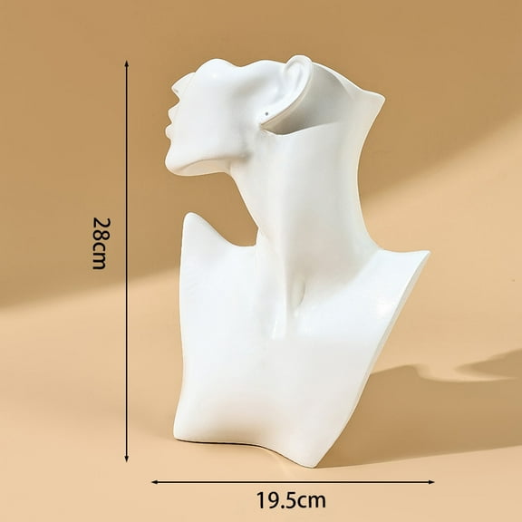 Resin Jewelry Pendant Necklace Mannequin Display Bust for Earring Holder Display Window Display Rack