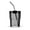 Gray, variant on 13oz/400ml Tumbler Water Glass, Cups with Straw and Lid Sealed Carry on for Coffee, Iced Tea, Thick Wall Insulated Glass Cup (Amber)