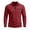 Red Pullover for Men, variant on Collared Half Zip Shirt Men Long Sleeve Casual Work Top With Contrast Trim Pocket Beige S