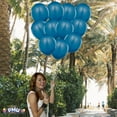 thumbnail image 5 of PMU Balloons 11 Inch PartyTex Sapphire Blue Latex Pkg/25, 5 of 7