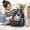 Black, variant on Pink Pet Carrier with Bubble Window for Cats and Small Dogs Up to 15 Pounds