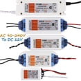 thumbnail image 3 of Tira de LED AC 90-240V a DC 12V Cargador convertidor 18W / 28W / 48W / 72W / 100W Adaptador de controlador de LED Fuente de alimentación del transformador Inevent PJ7339-02B, 3 of 5