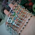 thumbnail image 3 of Silver Plated Fashion CZ Red Green Blue Crystal Charm Tennis Bracelets for Women, 3 of 9
