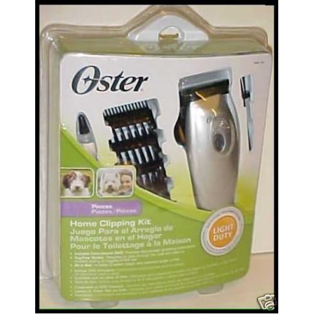 OSTER Pet DOG animal CLIPPER TRIMMER 15 PC comb+DVD