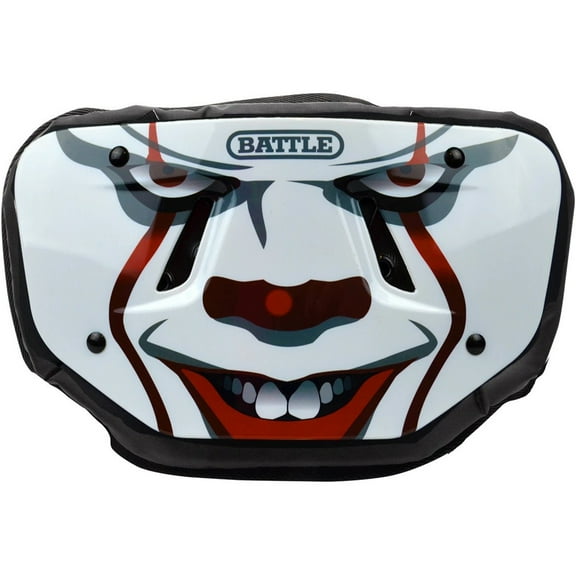 Battle Sports Clown Adult Chrome Football Back Plate
