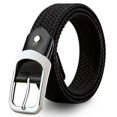 thumbnail image 1 of Women Braided Elastic Belt - Women Stretch Woven Fabric Belt for Jeans it's an essential addition to any wardrobe., 1 of 5