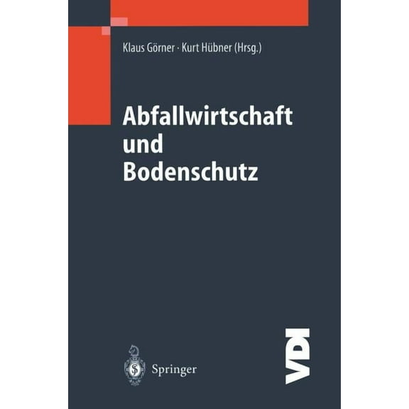 VDI-Buch Abfallwirtschaft Und Bodenschutz, (Paperback)