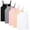 Black, White, Light Grey, Light Pink, Light Beige, variant on Cooraby 5 Pack Girls Tank Tops Soft Cami Scoop Neck Undershirts Solid Sleeveless Undershirts for Toddler Girls