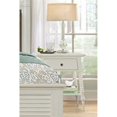 thumbnail image 2 of Riverside Furniture Myra Wood One Drawer Nightstand in Paper White, 2 of 7