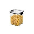 thumbnail image 2 of Agiferg Miscellaneous Grains Barley Noodle Storage Jar Nut Candy Dry Storage Jar Square Transparent Buckle Dry Storage Jar, 2 of 3