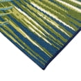 thumbnail image 2 of Liora Manne Area Rug Palm Border Indoor Outdoor Navy 75% Polypropylene 5x8, 2 of 5