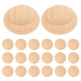 thumbnail image 6 of MRLESS 20pcs Unfinished Wooden Peg Dolls Hat DIY Painting Doll Cap Creative Wooden Crafts for Kids Blank Wooden Peg Doll Hats Crafts Supply, 6 of 8