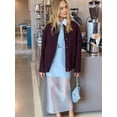 thumbnail image 6 of Women'S Sheer High Waist Skirt Fashion Chic Casual Office Midi Pencil Skirt Elegant See Through Blue L, 6 of 9
