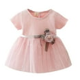 thumbnail image 4 of Adarl Baby Girl Toddler Party Tutu Dress Skirt Pageant Wedding Birthday Princess Christmas, 4 of 8