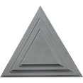 thumbnail image 3 of 19"W x 16 5/8"H x 1 1/8"P Triangle Ceiling Medallion, Hand-Painted Walnut, 3 of 8