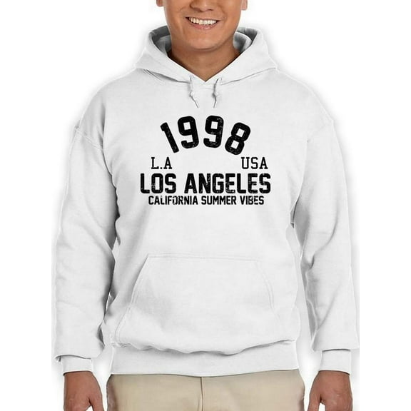 1998 Los Angeles Summer Banner Hoodie Men -Image by Shutterstock, Male Medium