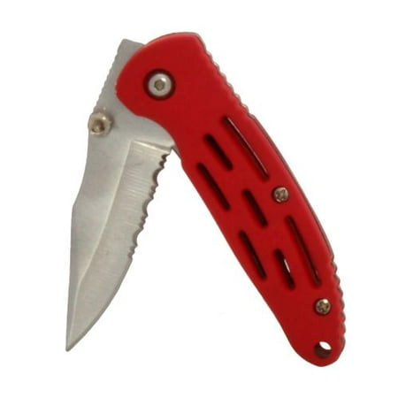 Zenport CSK7021 Deluxe Folding Pocket Knife, Half Serrated Blade,