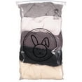 thumbnail image 2 of Rabbit Skins Baby Bodysuits, Girls & Boys, Newborn to 24 Months, 5-Pack Set, Snap Closure, Multi-color, Cotton , Rock Star, Newborn, 2 of 4