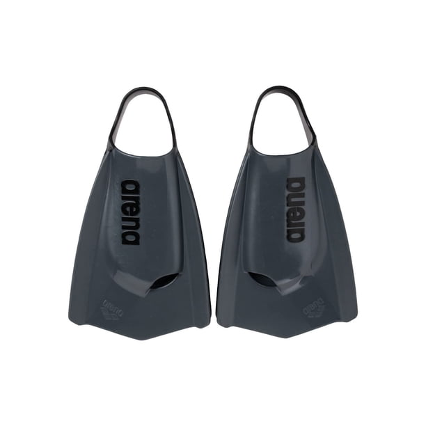 Aletas de entrenamiento de natación Arena Powerfin Pro II de silicona negras