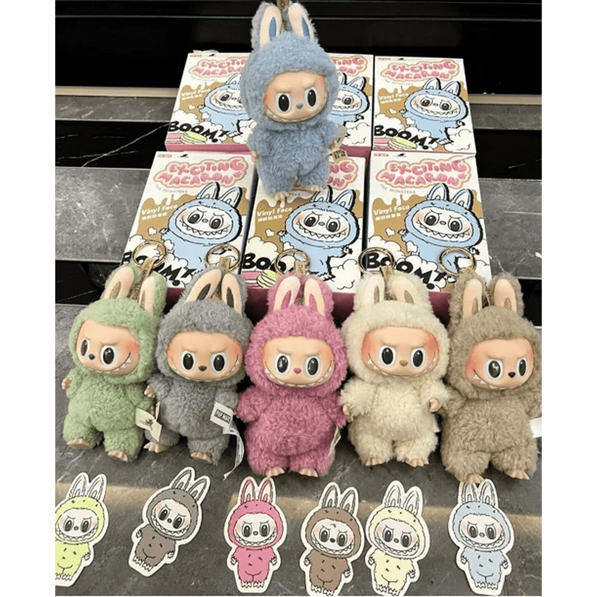 POP MART Labubu 6 - Piece Plush Toy Set: A Delightful Gift