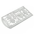 thumbnail image 1 of 22 en 1 en Plein Air Multi Tool Survie Card pour la Pêche Camping Urgence, 1 of 7
