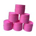 thumbnail image 1 of 6pcs ZARSIA NEW Thin 0.55MM Tennis Racket Hand Over Grip PerforatedSkidproof Tennis Racket Hand Grip Pink, 1 of 5