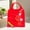 Red, variant on TaTaai 1Pcs Foldable Reusable Shopping Bags Grocery Bags Cute Tote Bags with Pockets and Long Handles