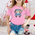 thumbnail image 2 of TZEWGL Tees For Child Cartoon Printed Round Neck Short Petal Sleeved Clothing For Infnants size 6-7T, 2 of 4