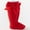 Red, variant on Yoyauz Knee High Enough Socks For Girls Bow Stockings For Babies And Toddlers Cotton Ruffles Uniform Leggings