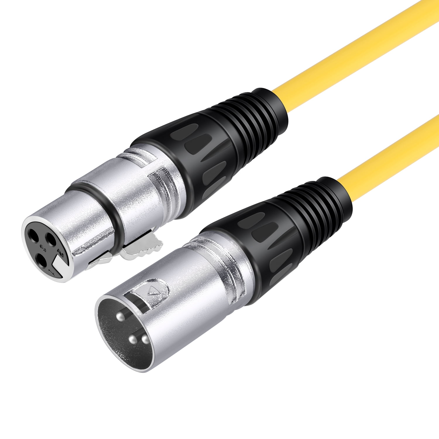 Neewer 6-Pack 1 meter Audio Cable Cords, XLR Male to XLR Female Microphone Color Cables(Green, Blue, Purple, Red, Yellow, Orange)