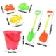 thumbnail image 3 of Children's Summer Seaside Water Play Sand Bath Shower Beach Bucket 6 Piece Set Of Cute Happy Play House Water Outdoor Toys, 3 of 6